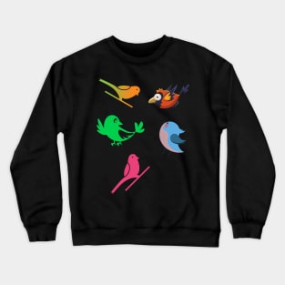 Cute Sparrow Family Crewneck Sweatshirt